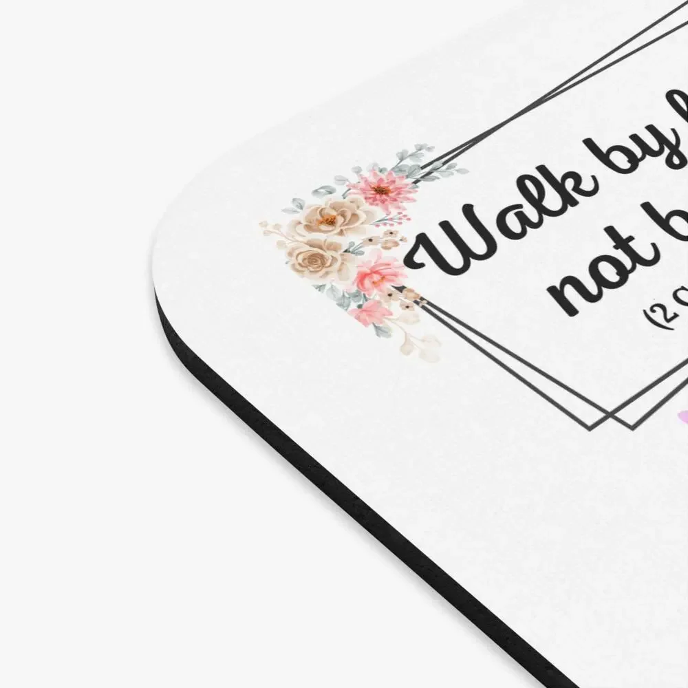 Floral Bible Verse Mouse Pad | Christian Desk Decor